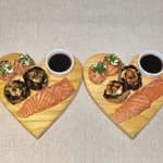 Conjunto Sushi Coração