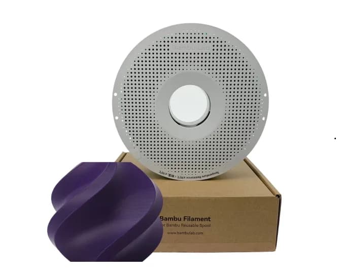 Filamento Bambu Lab PLA Basic Roxo Indigo 1,75 mm 1 kg — Com carretel