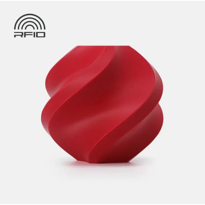 Filamento Bambu Lab PLA Basic Vermelho Marrom 1,75 mm 1 kg — Refil (sem carretel)