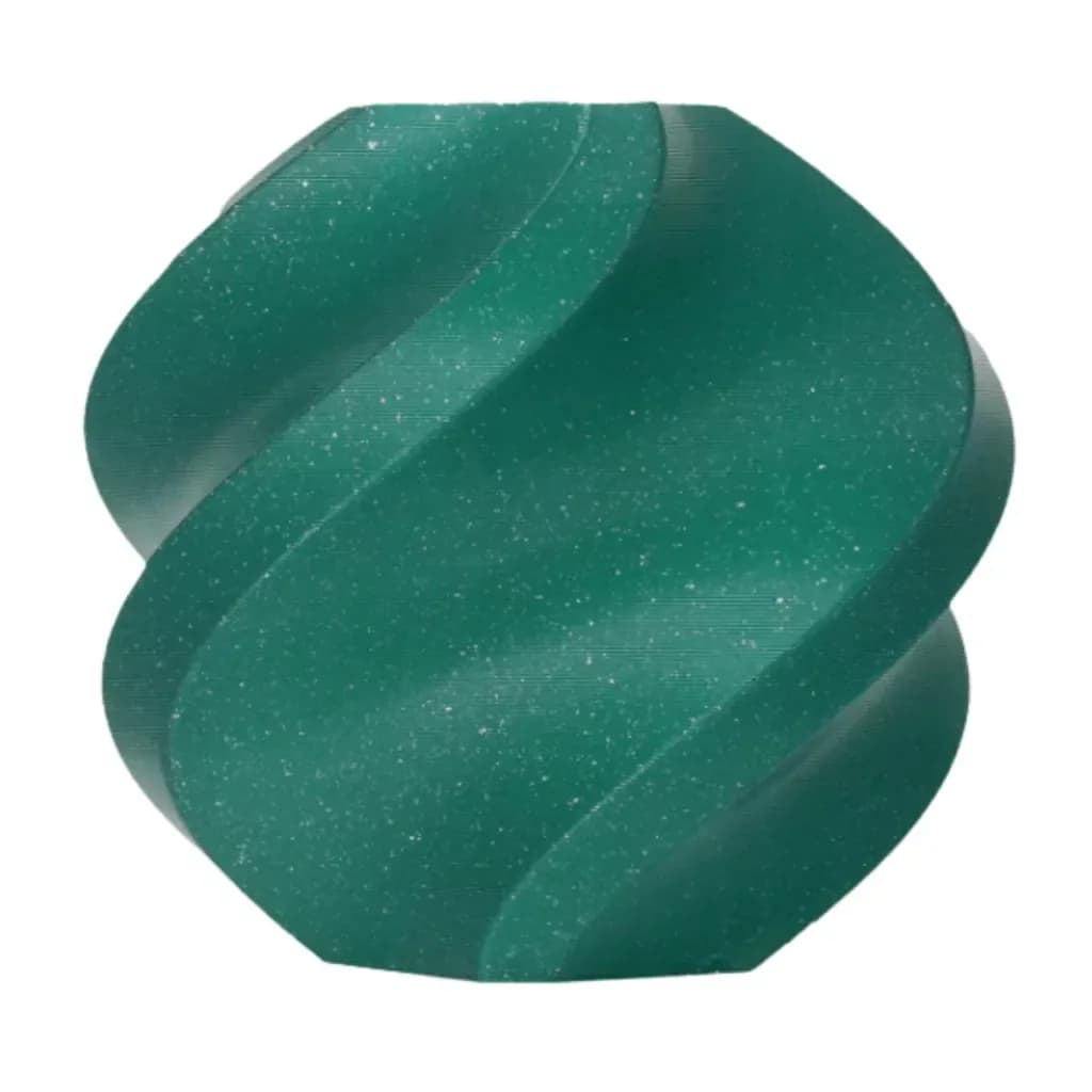Filamento Bambu Lab PLA Sparkle Verde Alpino 1,75 mm 1 kg — Com carretel