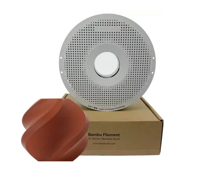 Filamento Bambu Lab PLA Basic Marrom 1,75 mm 1 kg — Com carretel