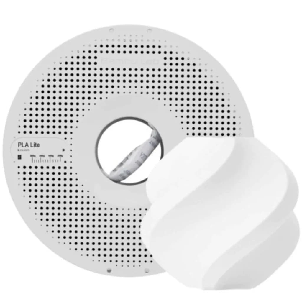 Filamento Bambu Lab PLA Lite Branco 1,75 mm 1 kg — Com carretel