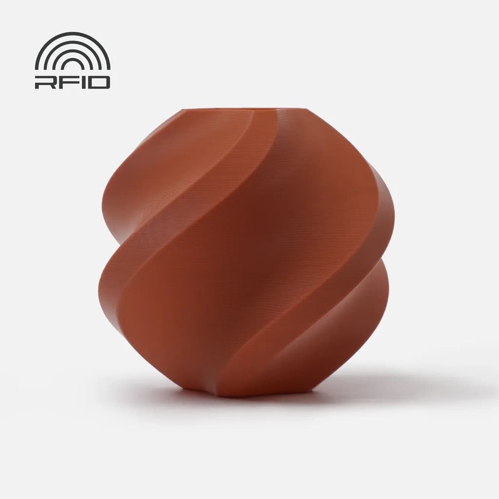 Filamento Bambu Lab PLA Basic Marrom 1,75 mm 1 kg — Refil (sem carretel)