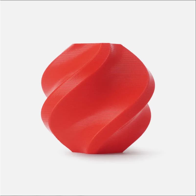 Filamento Bambu Lab PLA Lite Vermelho 1,75 mm 1 kg — Com carretel