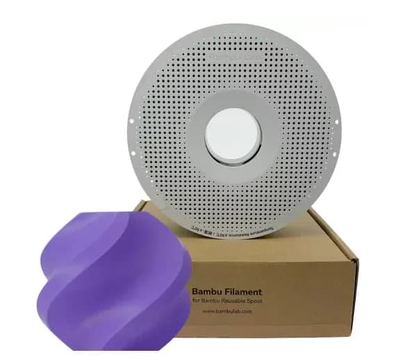 Filamento Bambu Lab PLA Basic Roxo 1,75 mm 1 kg — Com carretel