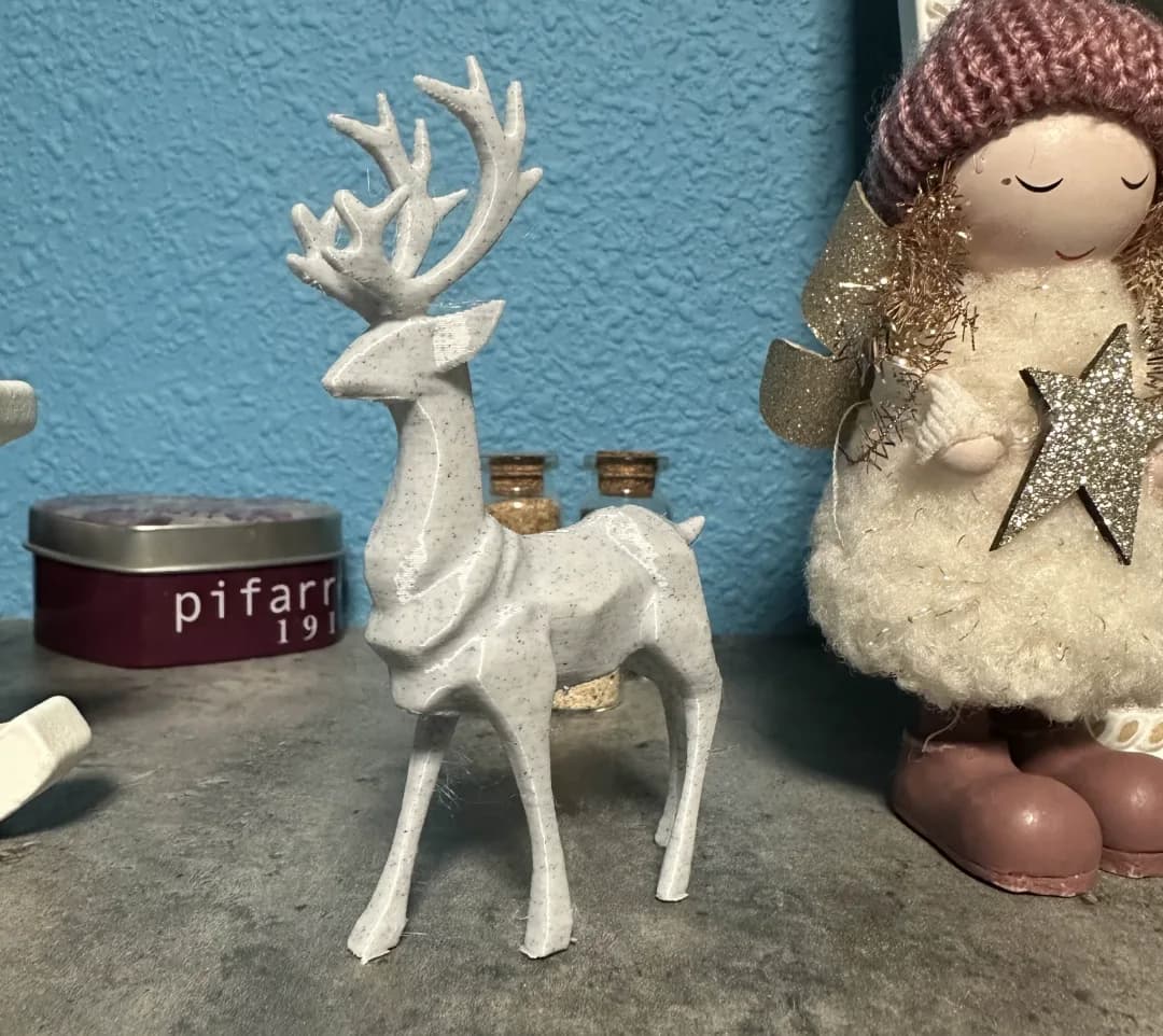 Estatueta Cervo Minimalista Impressão 3D