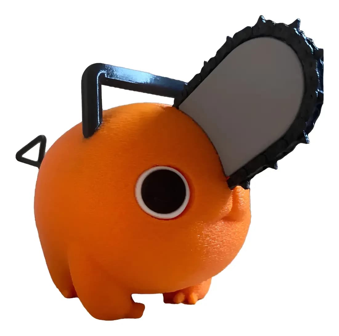 Boneco Grande De Decoração Pochita Chainsaw Man 3d