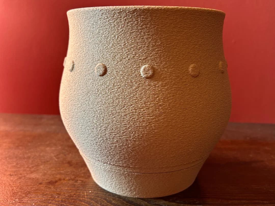 Vaso Autodrenante com Fundo Duplo 16 cm Impressão 3D