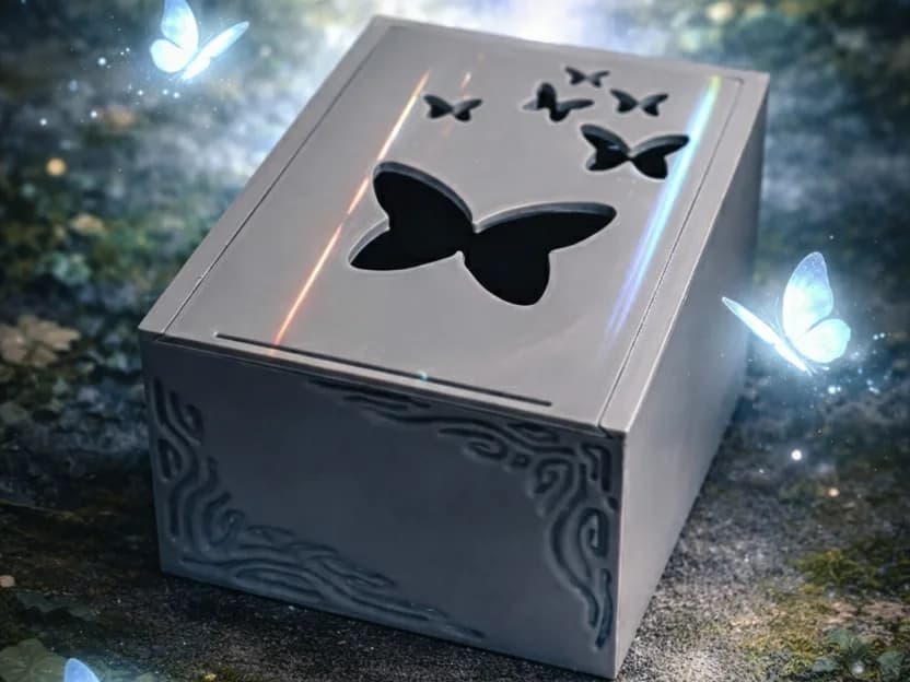 Caixa Decorativa Borboletas Impressão 3D