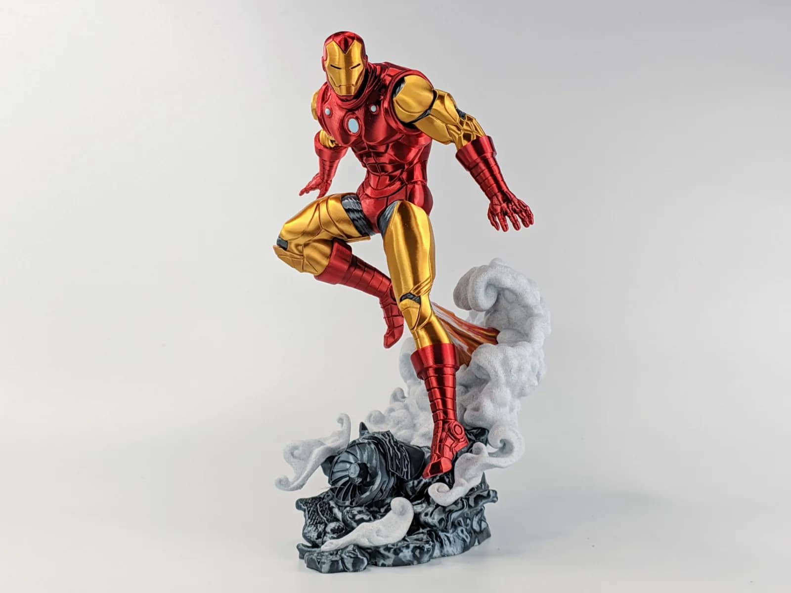 Estatueta Herói de Armadura Clássica Impressão 3D