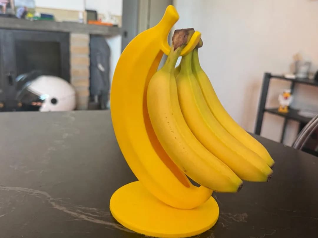 Suporte de Banana ou Chaveiro de Banana Impressão 3D