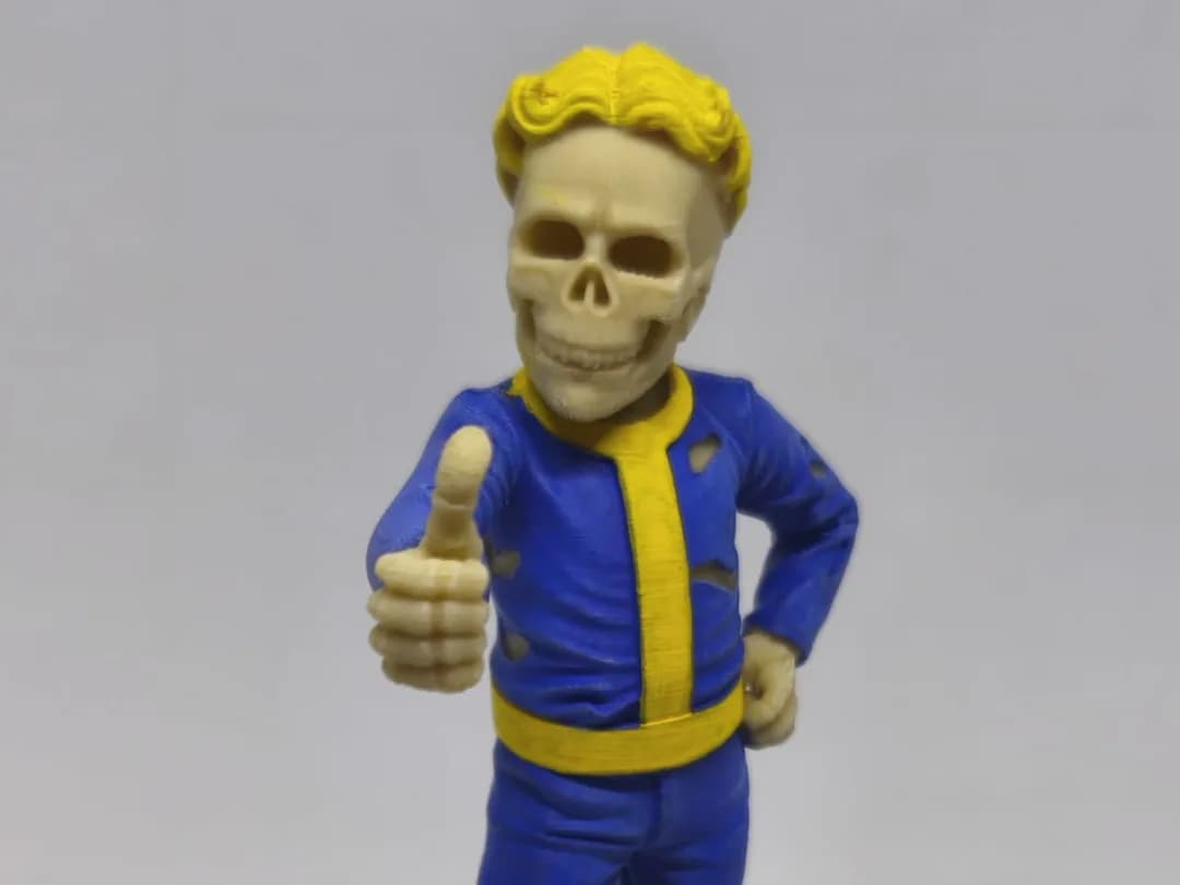 Estatueta Esqueleto Morador do Abrigo Impressão 3D