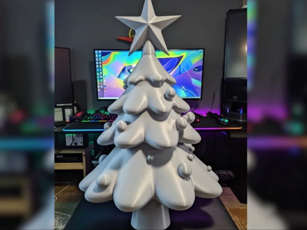 Árvore de Natal Grande 100 cm Impressão 3D