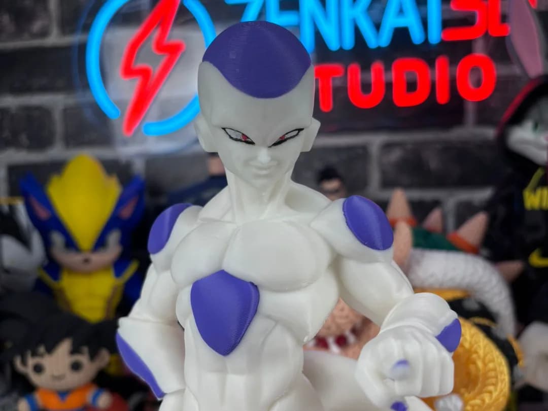Boneco Freeza Forma Final Dragon Ball Colorido
