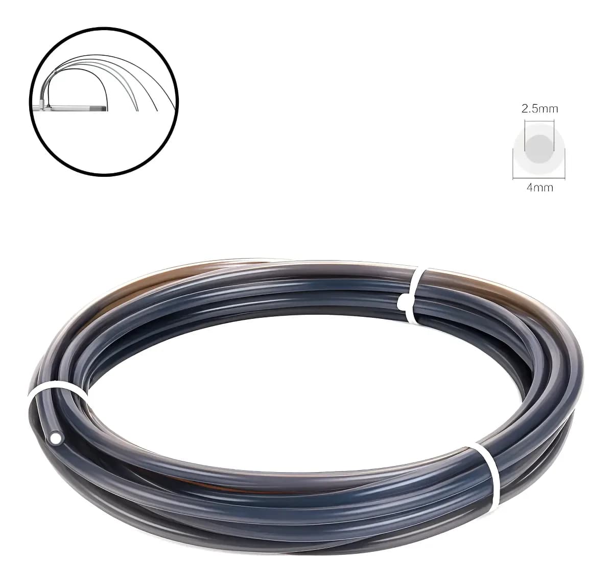 Tubo PTFE do Cabeçote para Bambu Lab A1 / A1 mini