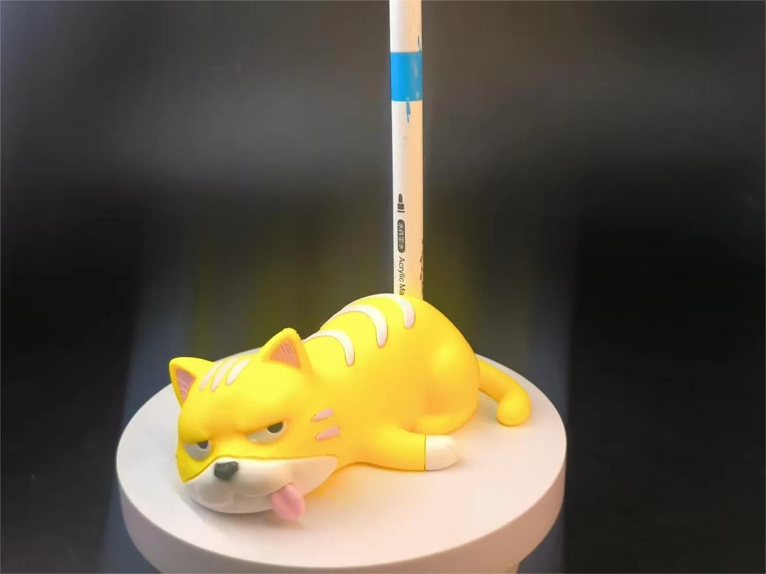 Porta Caneta Gato Preguiçoso Impressão 3D