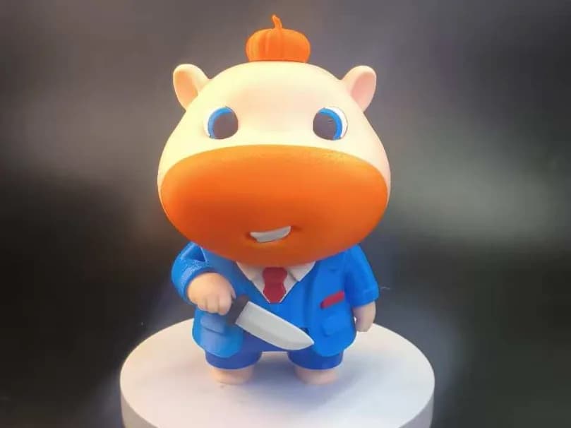 Estatueta Capivara de Terno Impressão 3D