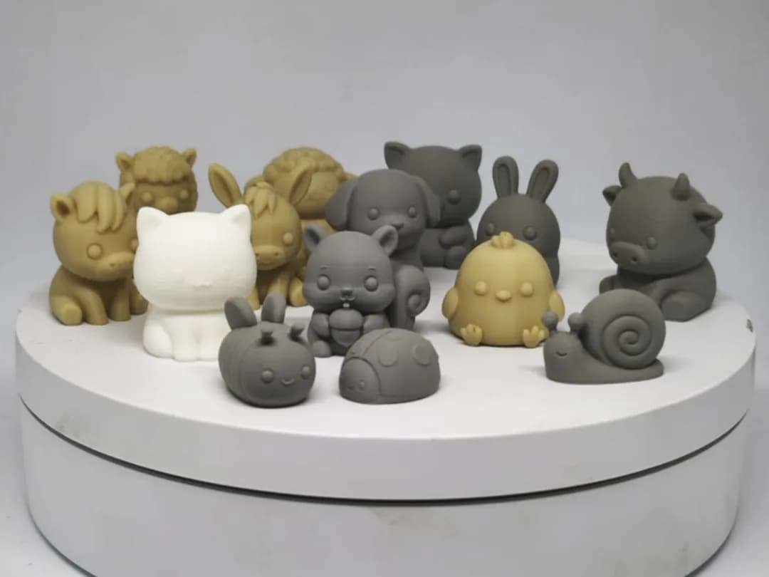 Miniaturas Animais da Fazenda Impressão 3D