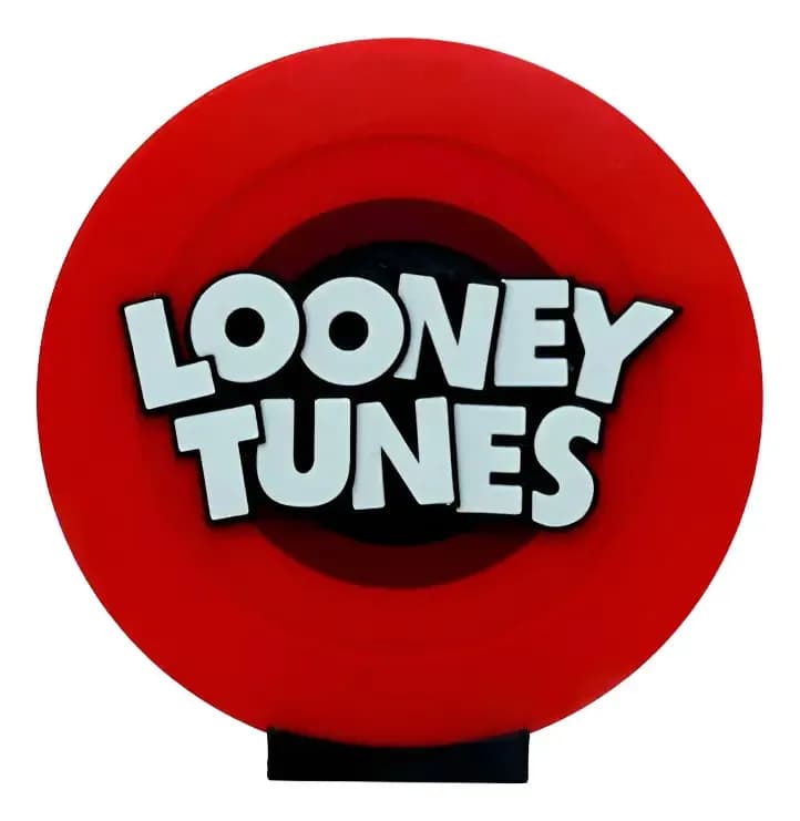 Placa Decorativa Logotipo Dos Looney Tunes - 3d Looney Tunes