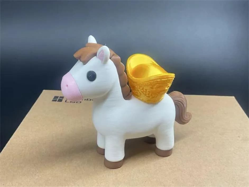 Estatueta Cavalinho da Fortuna Impressão 3D