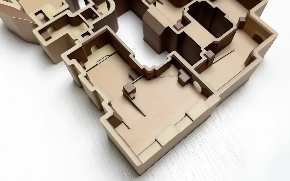 Maquete Mapa Dust 2 Counter Strike - Cs2 3d - 24x22x3cm