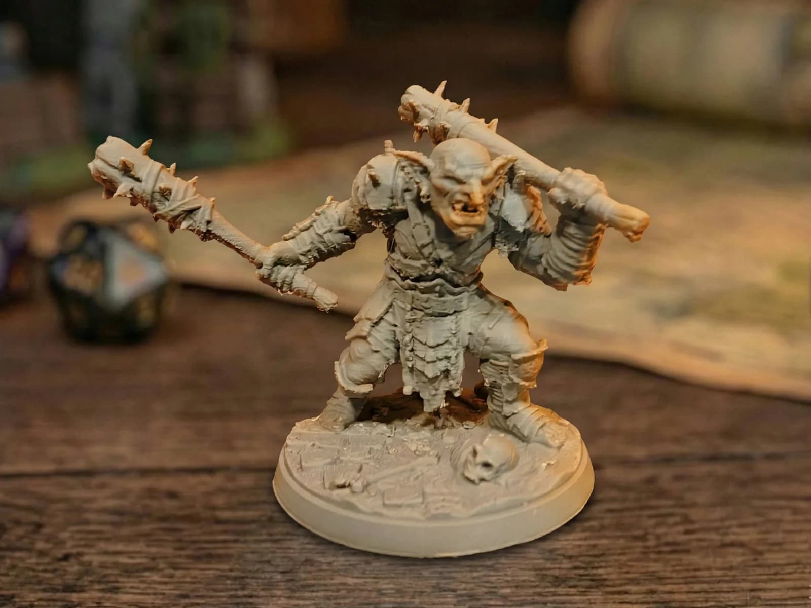 Miniatura Goblin Brutamontes RPG Impressão 3D