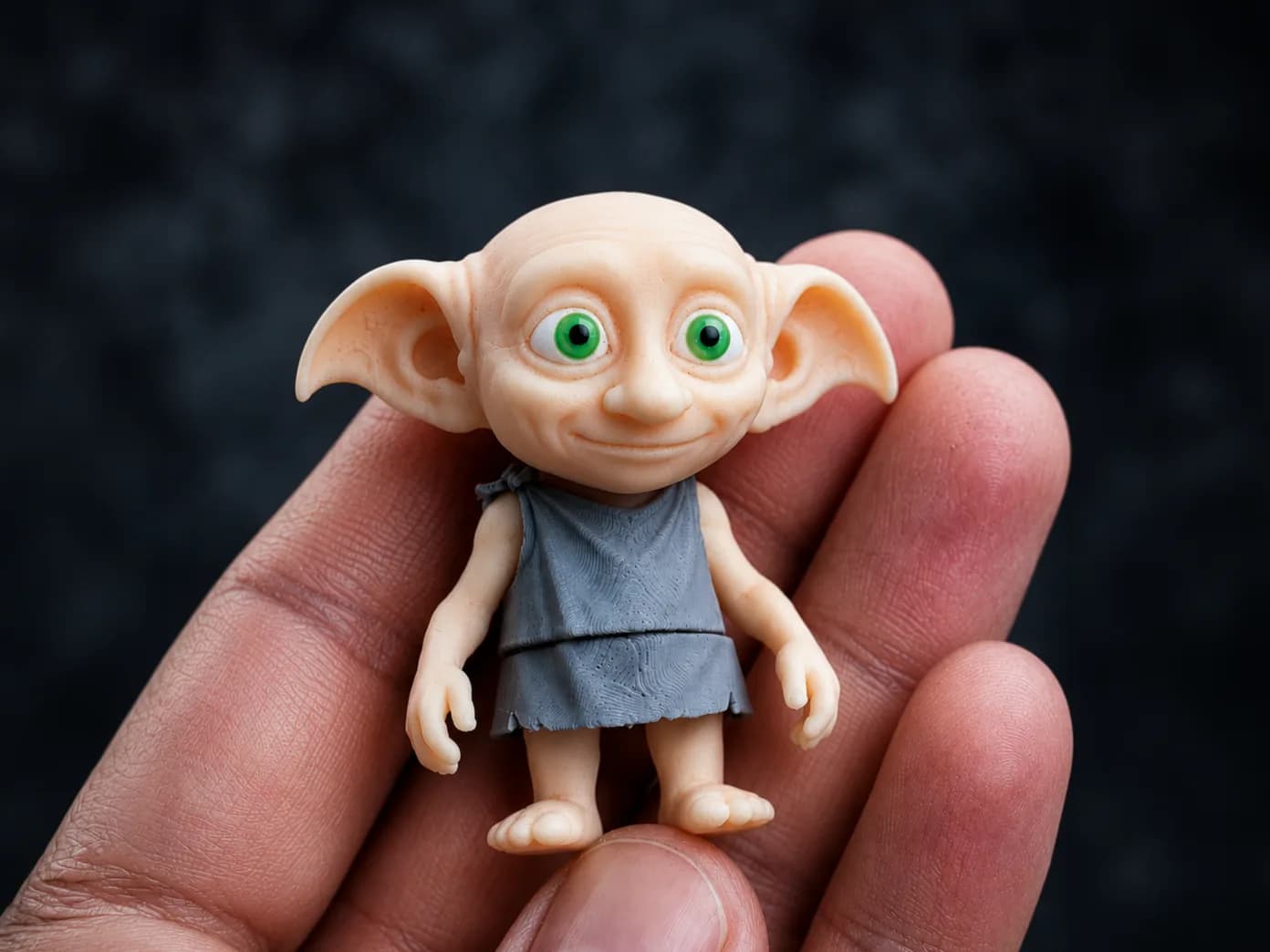 Miniatura Elfo Doméstico 5 cm Impressão 3D