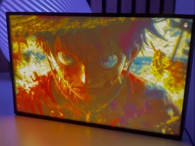 Luminária Litofania Pirata Chapéu de Palha Impressão 3D