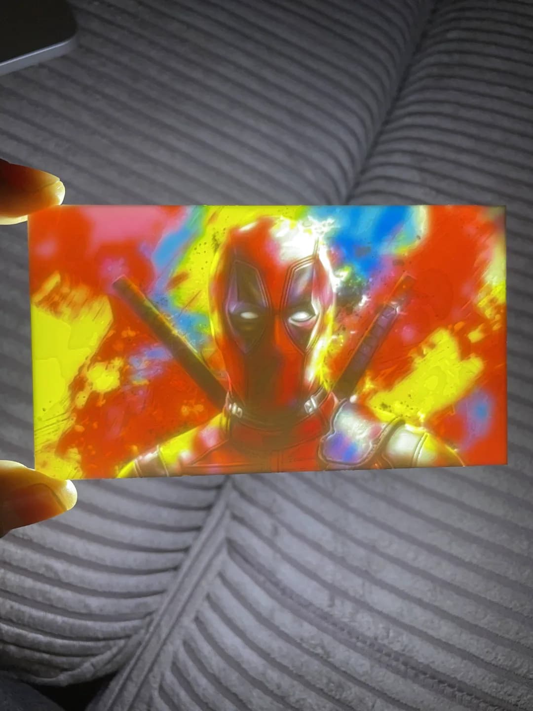 Litofania Deadpool 10 cm Impressão 3D
