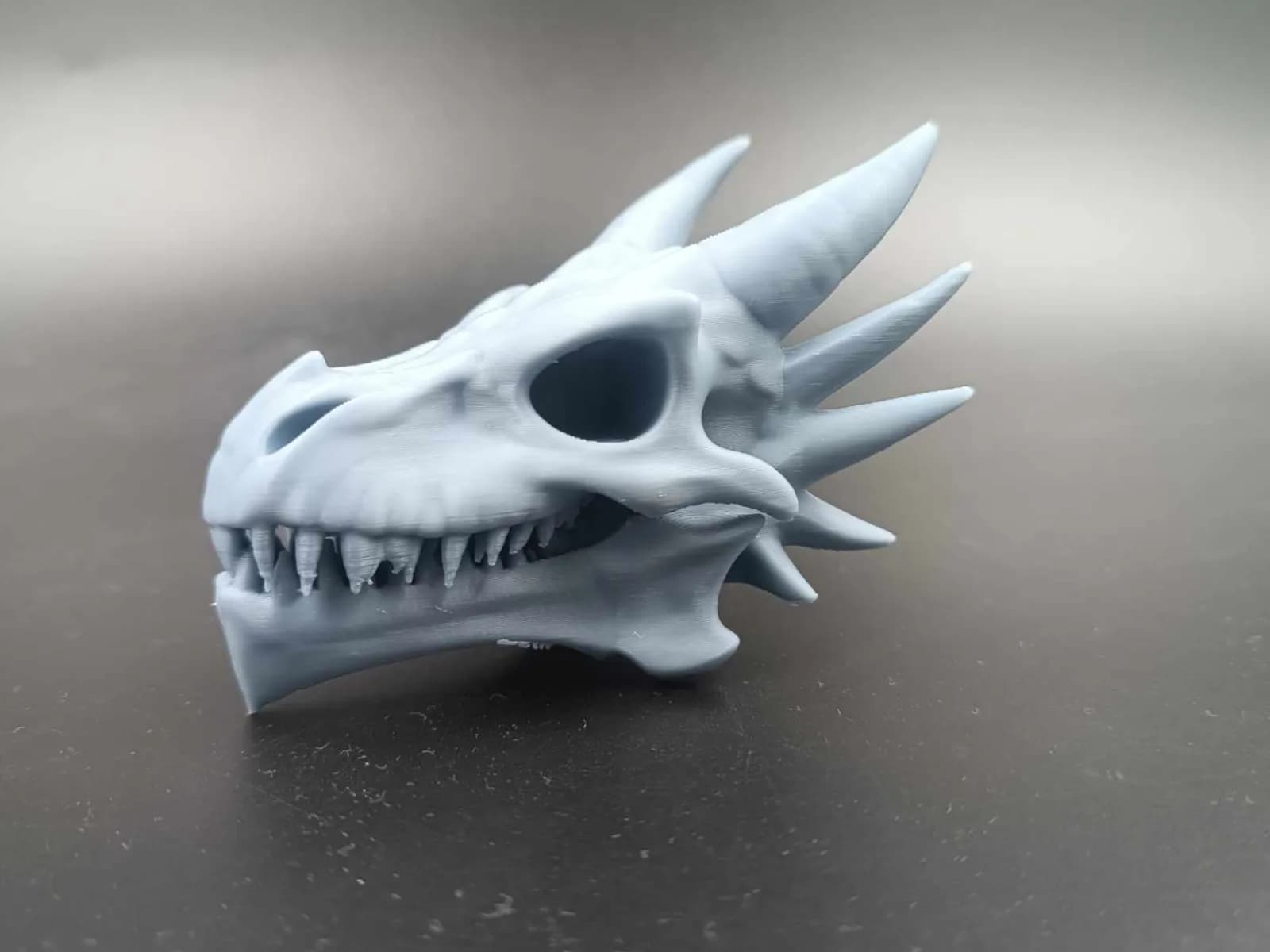 Escultura Crânio de Dragão Impressão 3D