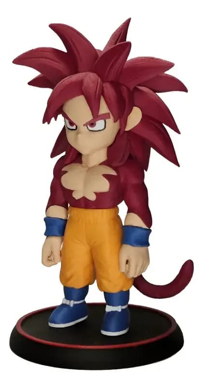 Boneco Goku Ssj4 3d 15cm Dragon Ball Daima Super Saiyan 3d
