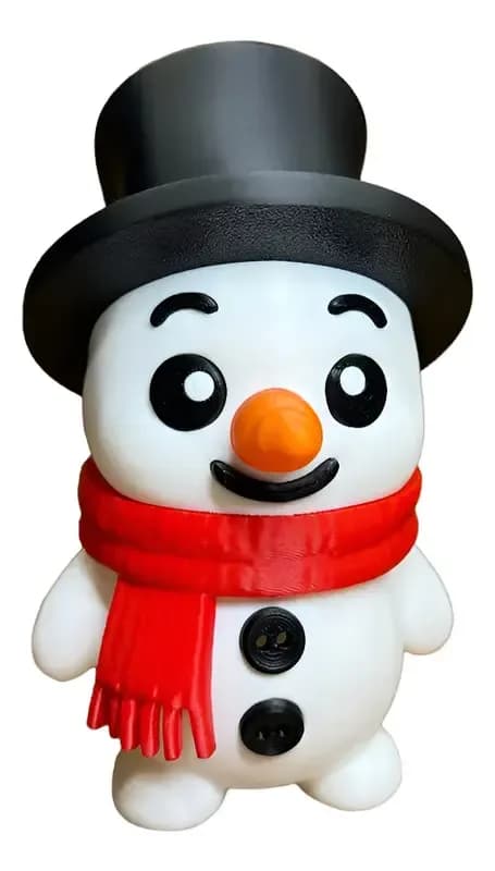 Boneco De Neve 12cm Decoração De Natal - 3d