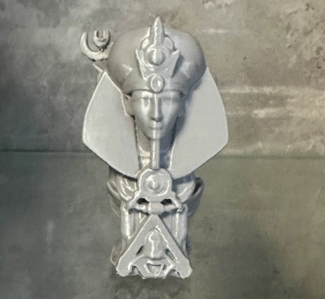 Busto Faraó Egípcio Impressão 3D