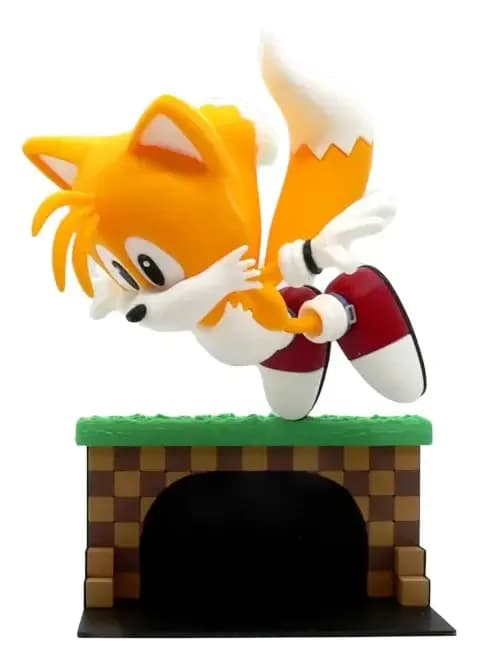 Boneco: Tails 20cm Sonic Colecionável - 3d