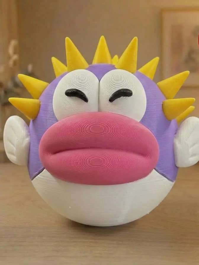 Boneco Porcupuffer Super Mario Baiacu 11 cm