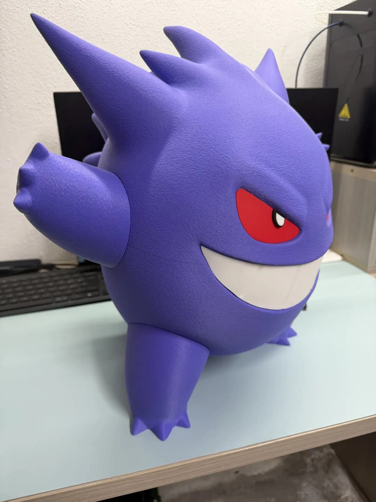 Estatueta Gengar Gigante 45 cm Impressão 3D
