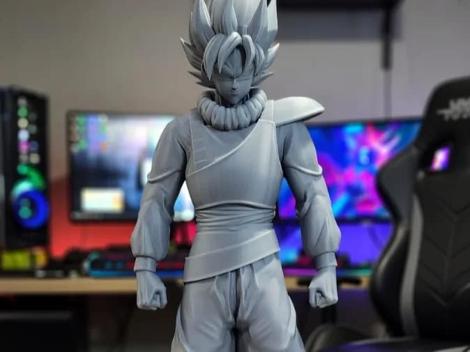 Estátua Tamanho Real Lutador de Kimono Impressão 3D