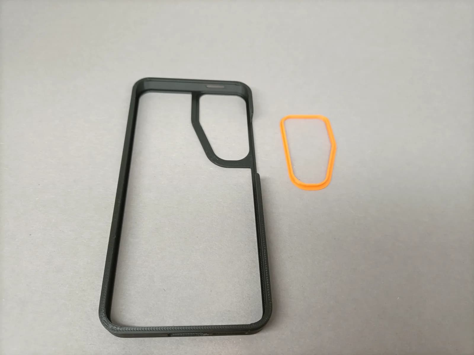 Capa para Galaxy S25 Minimalista com Lente Impressão 3D