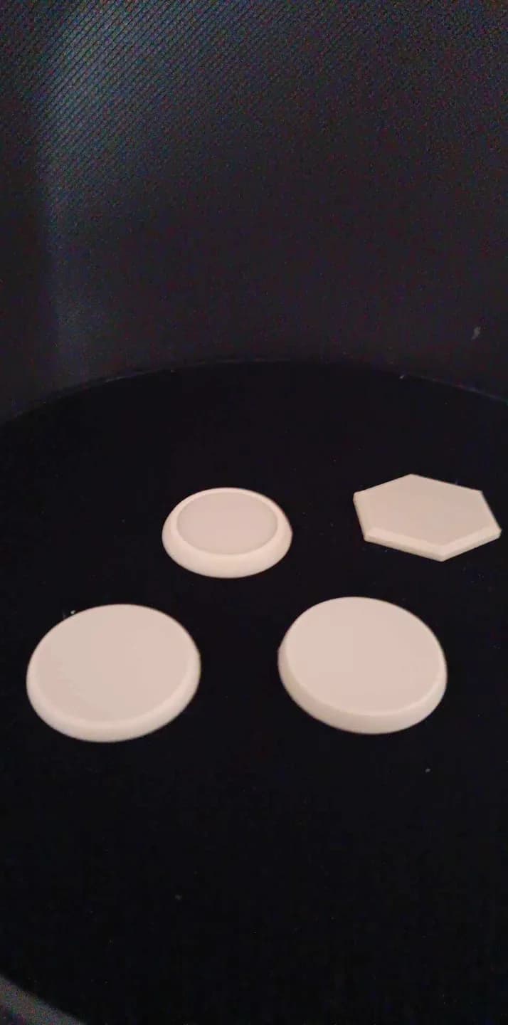 Kit 16 Bases para Miniaturas de RPG Impressão 3D