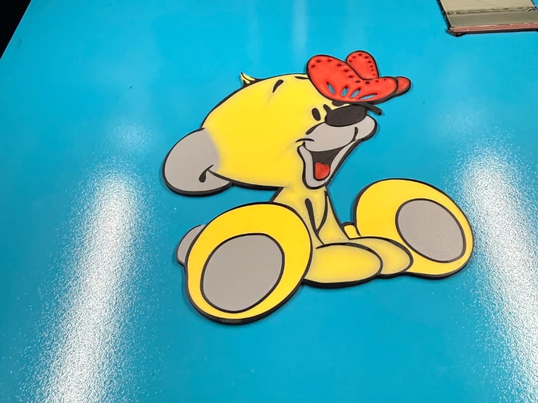 Enfeite Plano Ratinho Orelhudo Impressão 3D