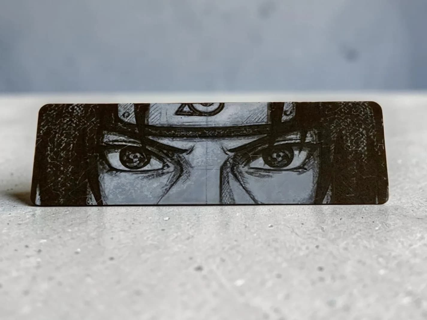 Marcador de Página Olhar Itachi 5 cm Impressão 3D