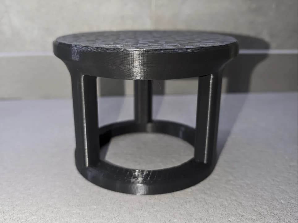 Suporte Redondo para Vasos e Plantas 10 cm Impressão 3D