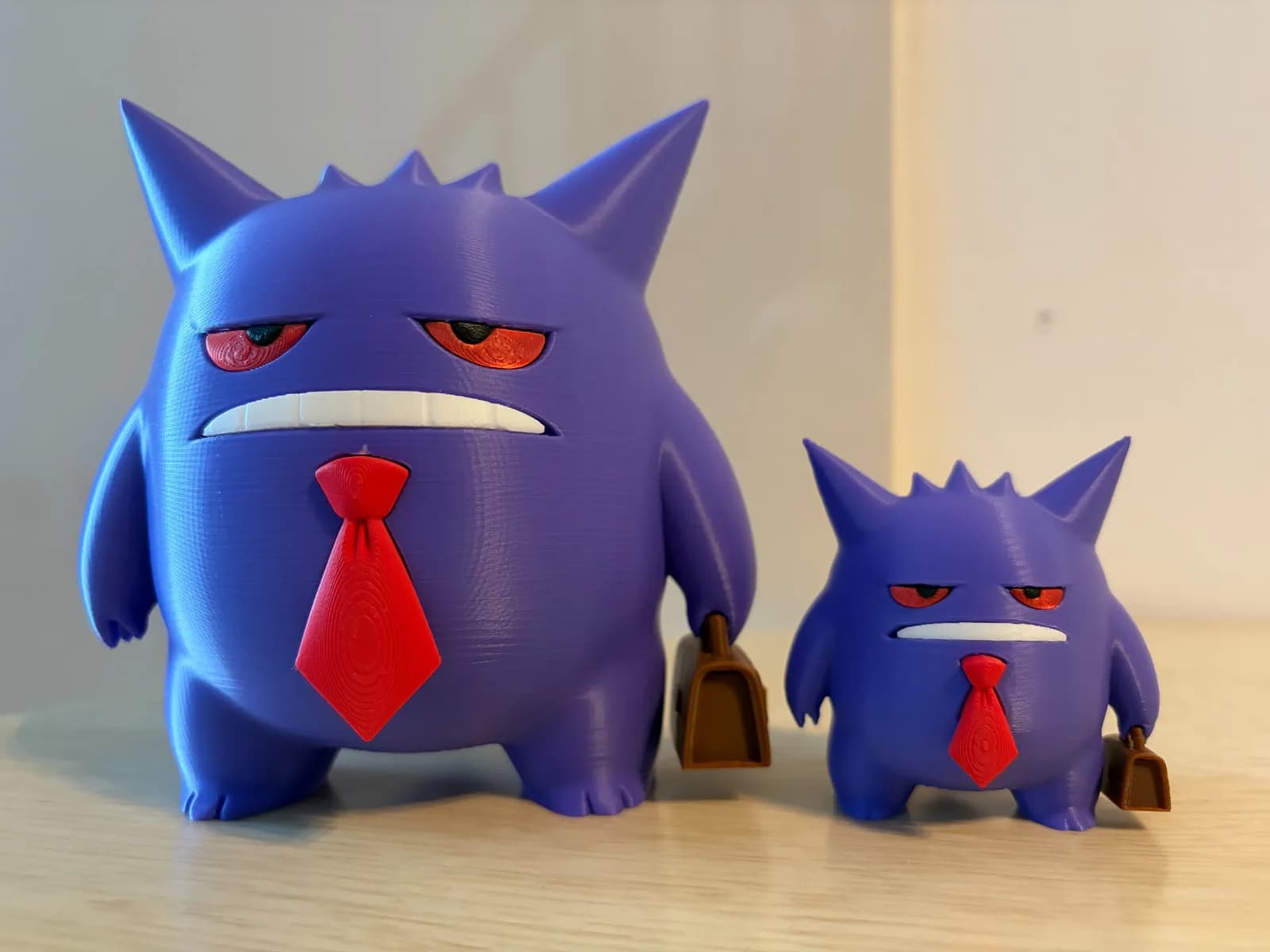 Boneco Gengar Executivo de Gravata Pokémon