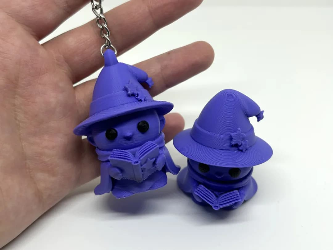 Chaveiro Mago Fofinho 6 cm Impressão 3D