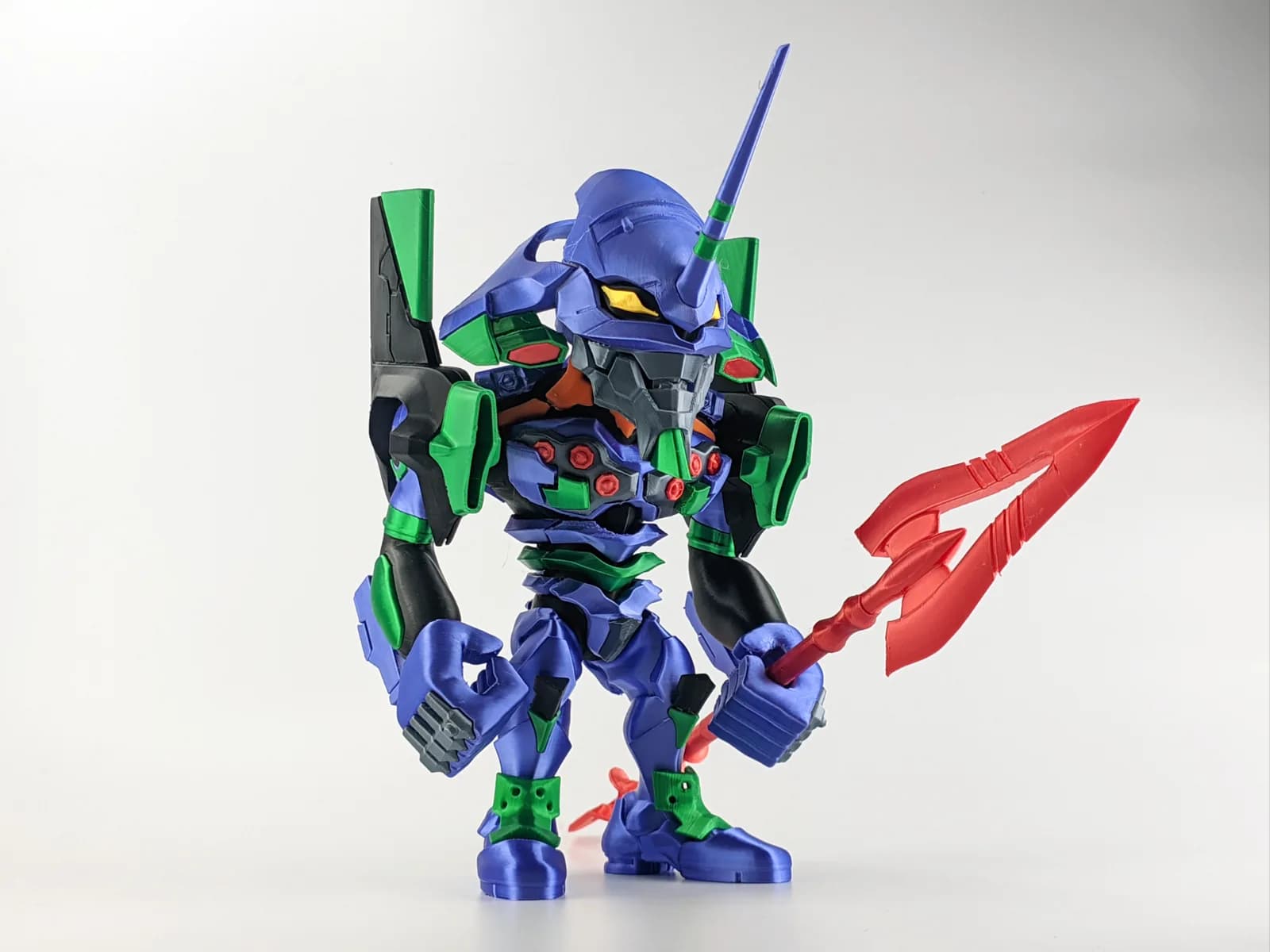 Boneco Eva-01 Evangelion Chibi