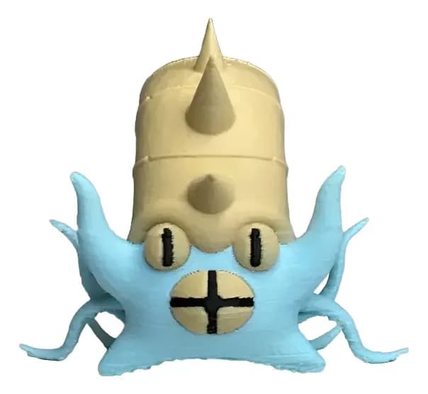 Boneco: Omastar Pokémon 4cm - 3d Colecionável Geek