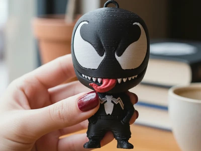 Chaveiro Mini Venom Impressão 3D