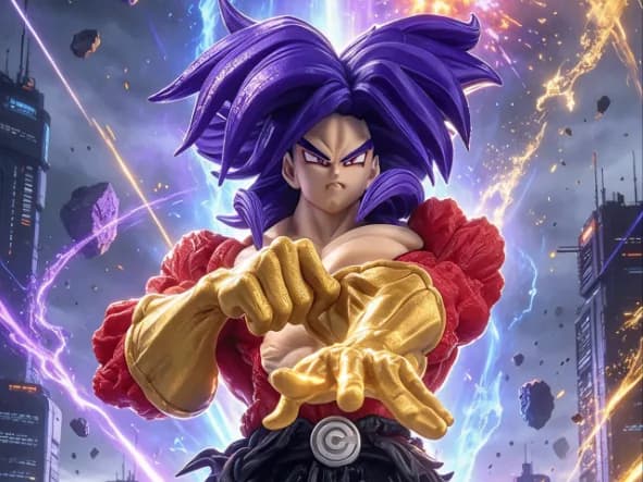 Estatueta Trunks Super 4 Impressão 3D