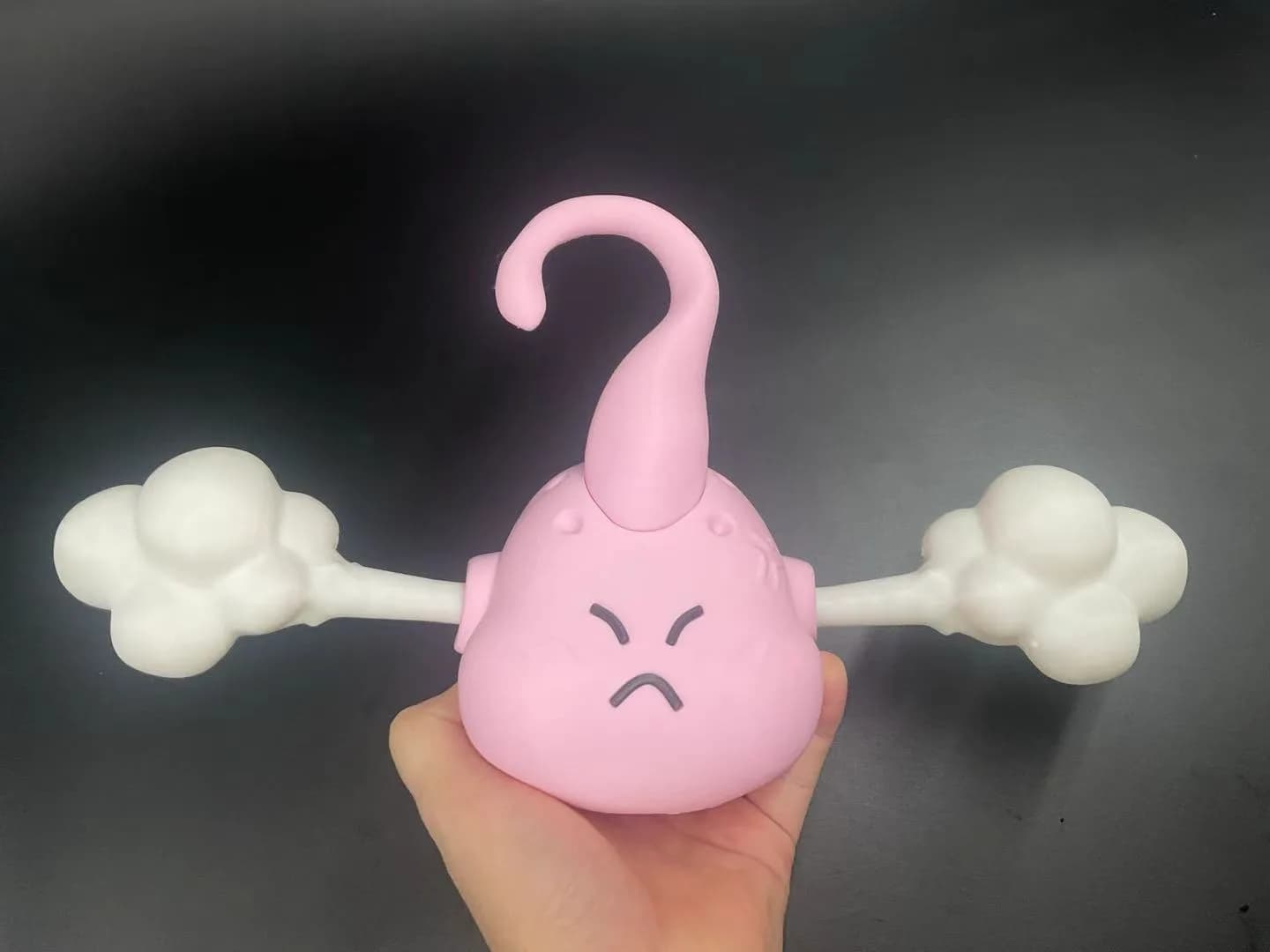 Cabide Buu Bravinho Rosa Impressão 3D