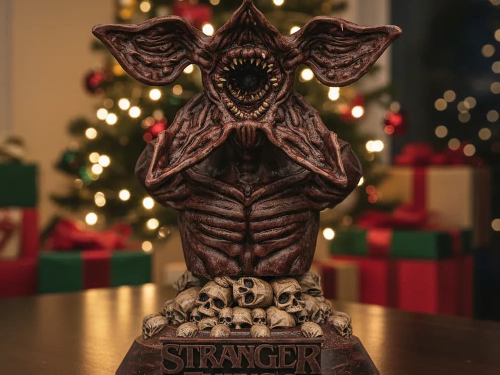 Busto Demogorgon Monstro Impressão 3D